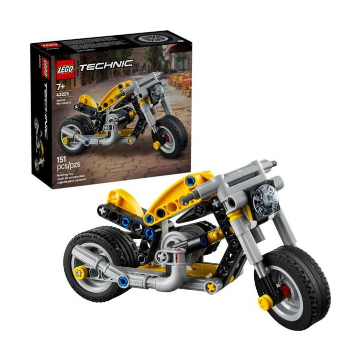 LEGO Technic - Žlutá motorka