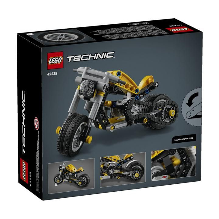 LEGO Technic - Žlutá motorka