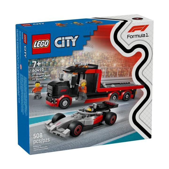 LEGO City - Výstavní náklaďák F1® se závodním autem Audi F1®