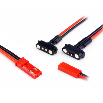 RTLECS magnetický konektor s JST-BEC (samec/samica) | RCSvet