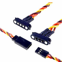 RTLECS magnetický konektor FUT samec/samica – krútený kábel