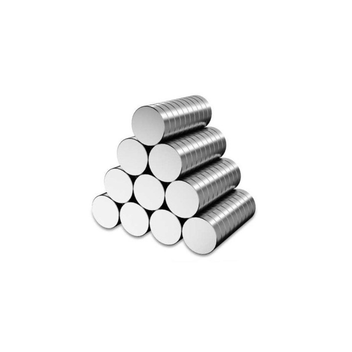 Neodymové magnety 2x1 mm N52 – 100 ks extra silné NdFeB magnety