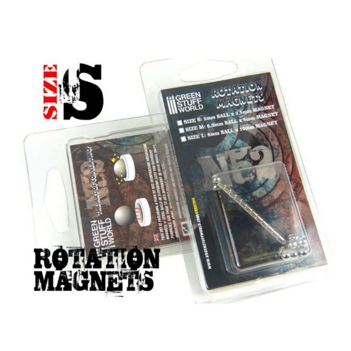 Rotačné magnety veľkosť S – magnetický držiak modelov