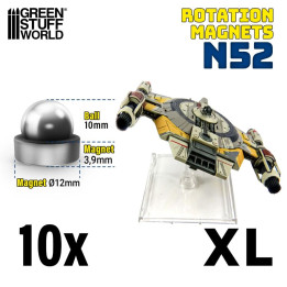 Rotačné magnety veľkosť XL – extra silný magnetický držiak