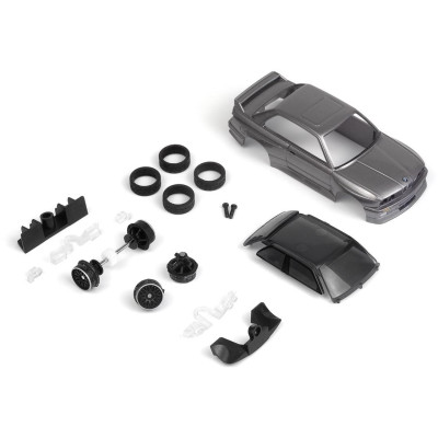 nano-TTR 1989 BMW M3 E30 Ravaglia - stříbrná - nalakovaná karoserie