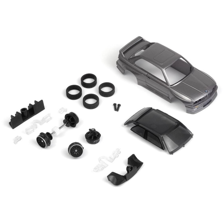 nano-TTR 1989 BMW M3 E30 Ravaglia - stříbrná - nalakovaná karoserie