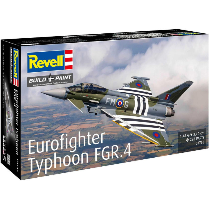Plastic ModelKit letadlo 03753 - Eurofighter Typhoon FGR.4 (1:48)