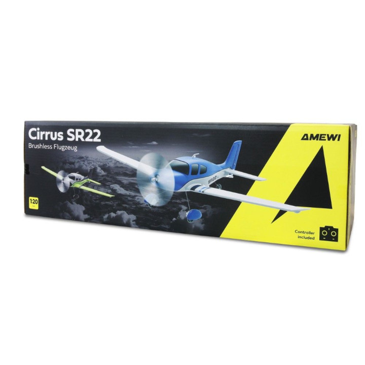 Cirrus SR22 Brushless 520mm 4-Kanal 3D/6G RTF modrý | RCsvet