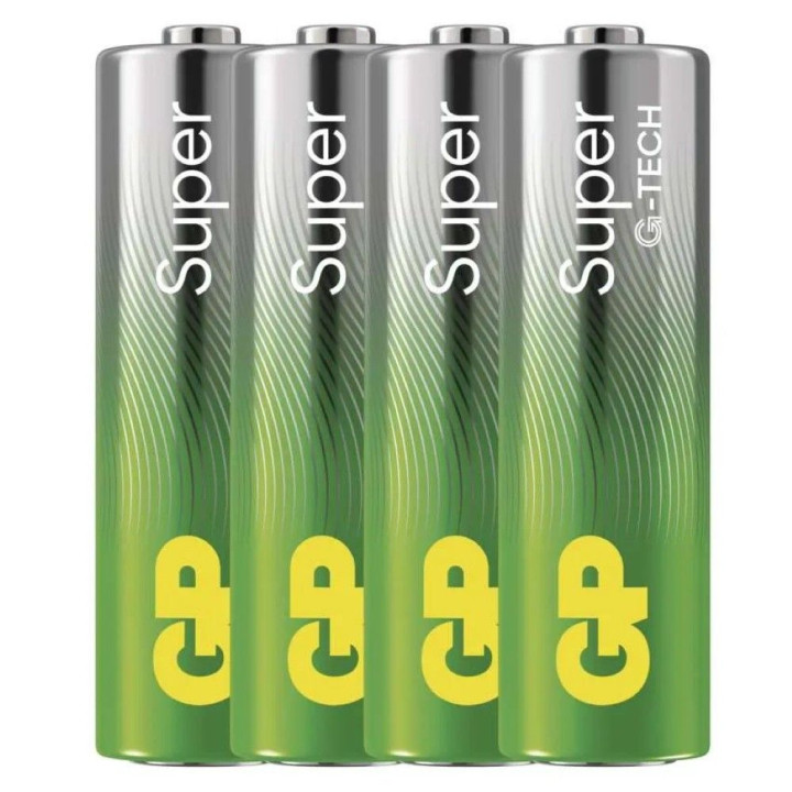 Alkalická batéria GP Super LR6 (AA) 1,5V 4ks G-TECH | RCsvet.sk