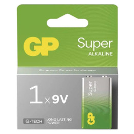 GP alkalická batéria SUPER 9V (6LR61) G-TECH | RCsvet.sk