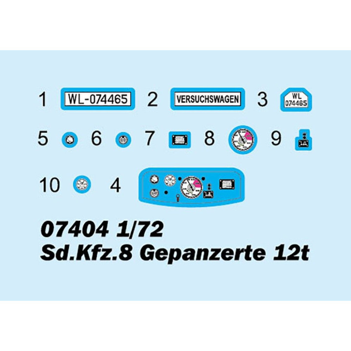 Trumpeter Sd.Kfz.8 Gepanzerte 12t 1/72 | RCsvet