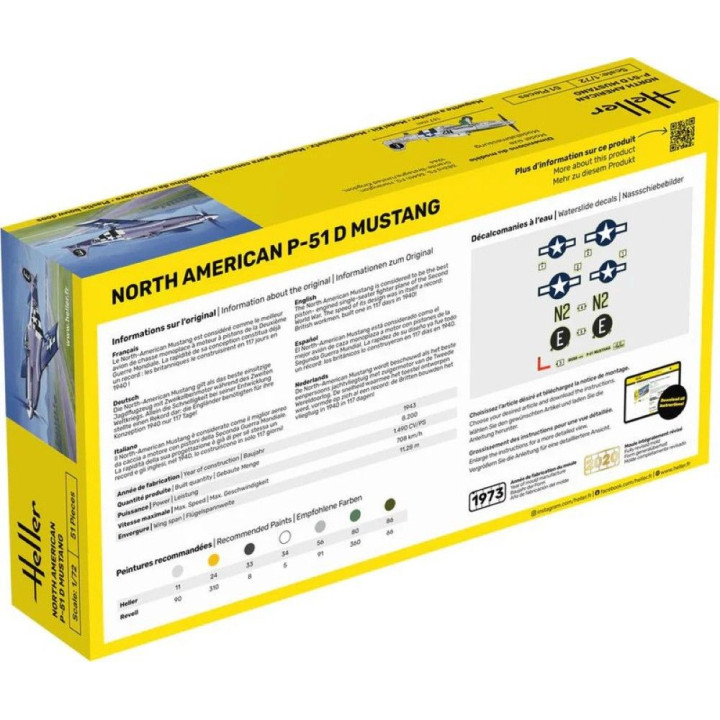 Heller STARTER KIT P-51 Mustang 1:72 | RCsvet