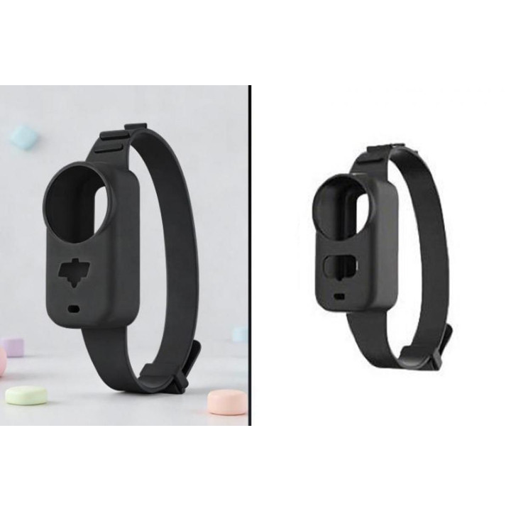 DJI Osmo Nano - Barevný silikonový řemínek na zápěstí pro DJI Osmo Nano (Black)