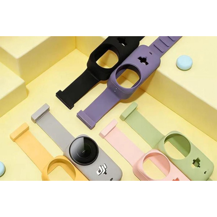 DJI Osmo Nano - Barevný silikonový řemínek na zápěstí pro DJI Osmo Nano (Black)