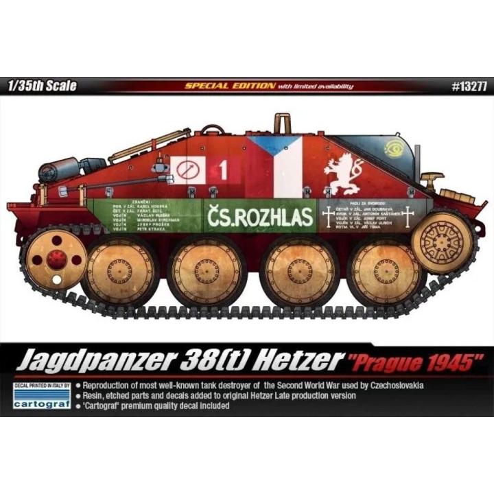 Academy 13277 Hetzer Prague 1945 1/35 | RCsvet