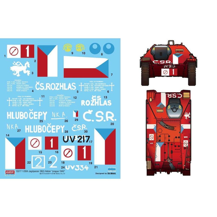 Academy 13277 Hetzer Prague 1945 1/35 | RCsvet