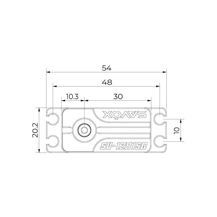 SV-1281SG HiVOLT digitální servo (60kg-0,14s/60°)