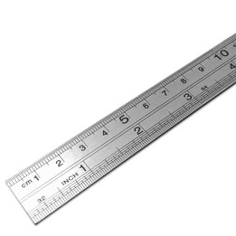 Oceľové meradlo pre modelárov 20cm / 8 palcov | RCsvet