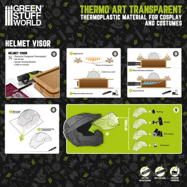 ThermoArt Vacuum Transparent 375x500mm 0.5mm (M) | RCsvet