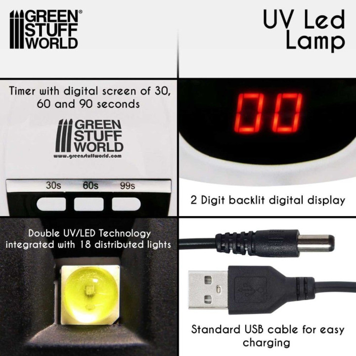 Ultrafialová LED lampa 12x19x7,5 cm | RCsvet