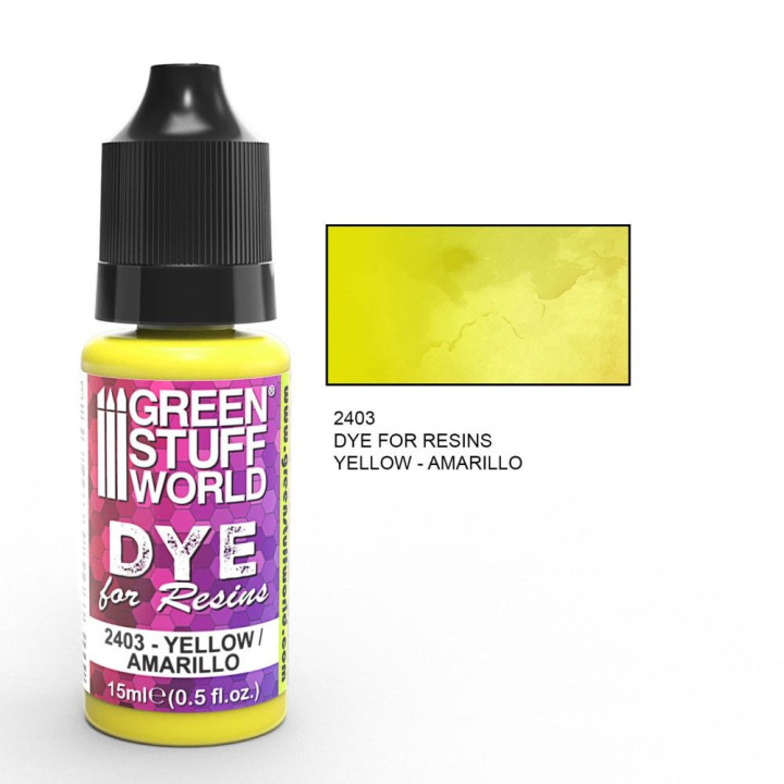 Farba pre resiny žltá 15 ml | RCsvet