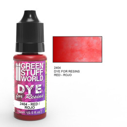 Farba pre resiny červená 15 ml | RCsvet