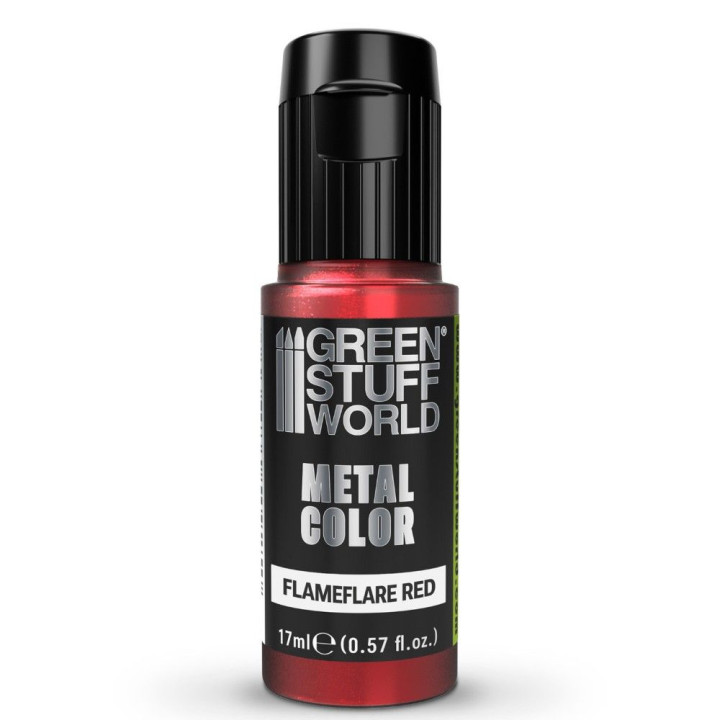Vivid Metallic Paint - Flameflare Red 17ml | RCsvet