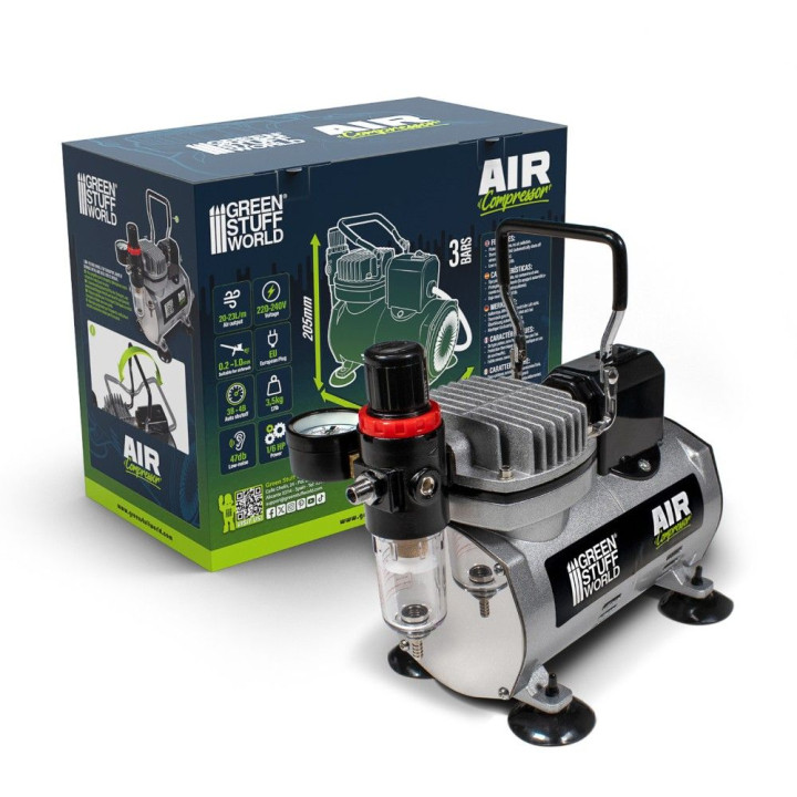 Malý airbrush kompresor s regulátorom a filtrom | RCsvet