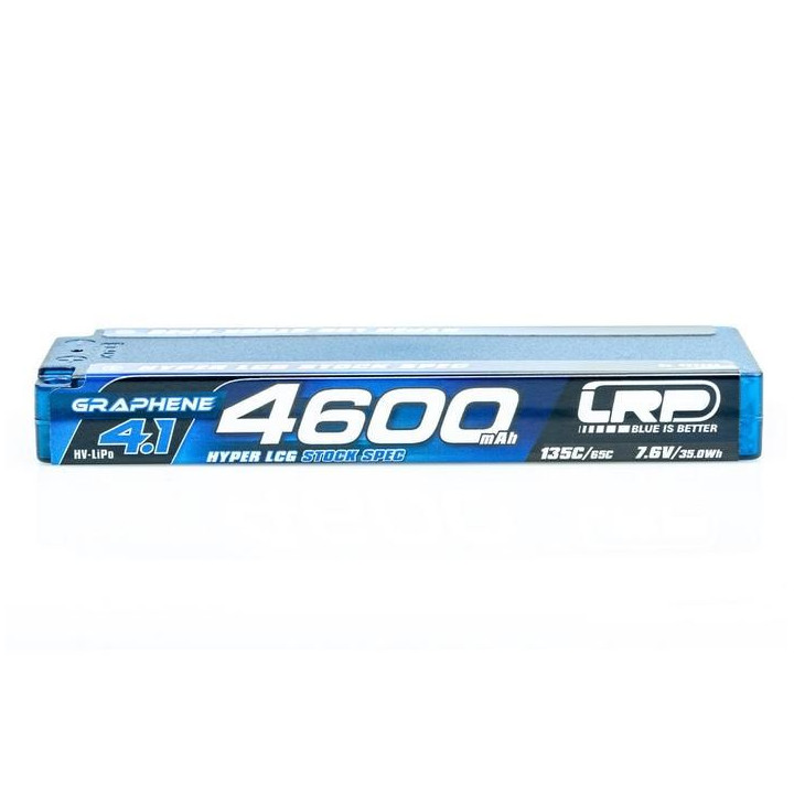 HV Hyper LCG Stock Spec GRAPHENE-4.1 4600mAh Hardcase Aku - 7.6V LiPo - 135C/65C