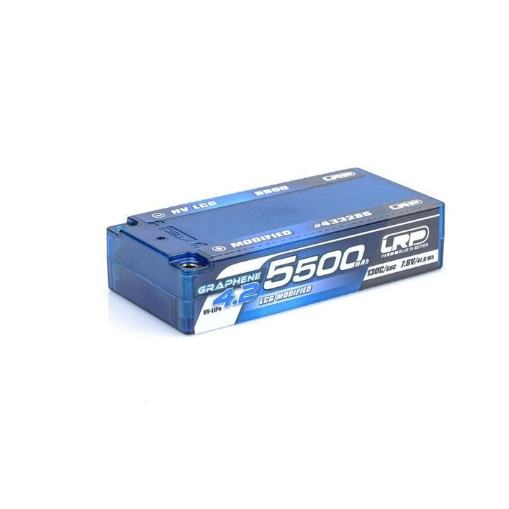 HV Ultra LCG Modified Shorty GRAPHENE-4.2 5500mAh Hardcase aku - 7.6V LiPo - 130C/65C