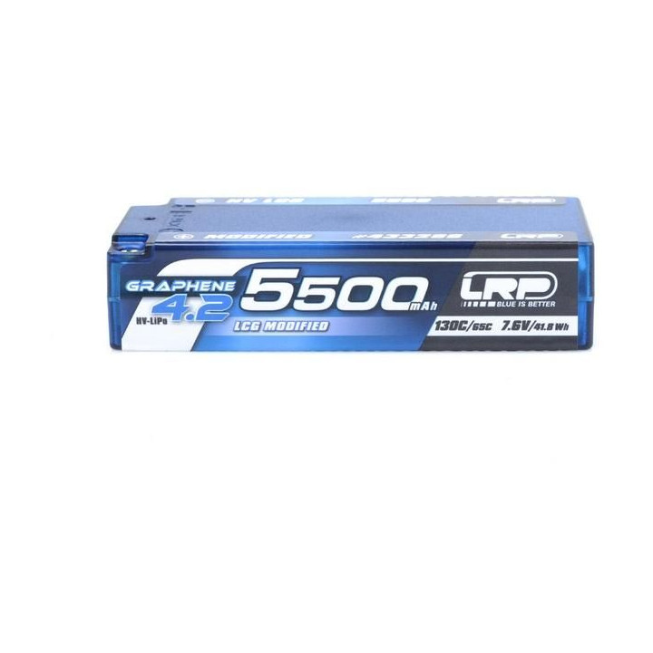 HV Ultra LCG Modified Shorty GRAPHENE-4.2 5500mAh Hardcase aku - 7.6V LiPo - 130C/65C