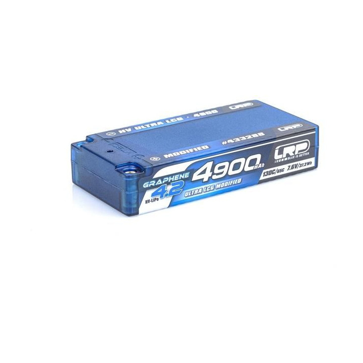 HV Ultra LCG Modified Shorty GRAPHENE-4.2 4900mAh Hardcase aku - 7.6V LiPo - 130C/65C