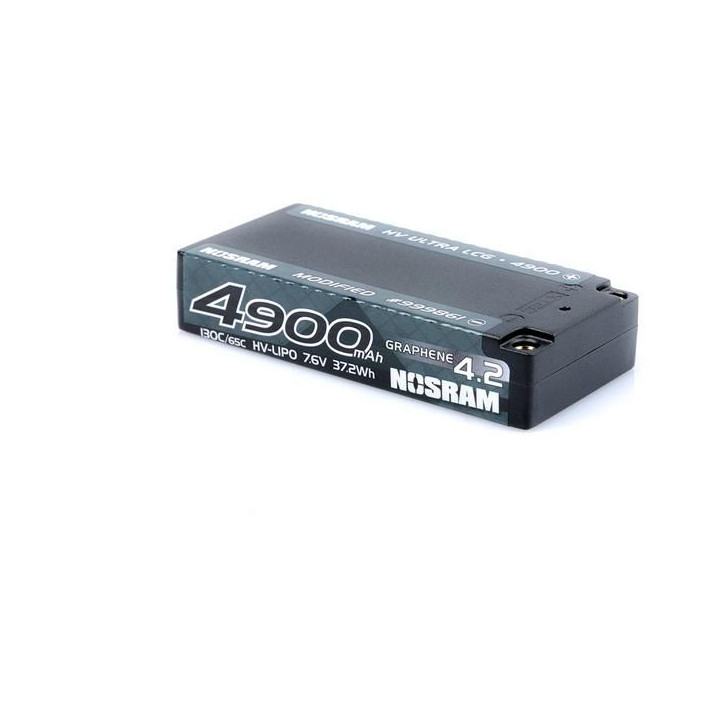 HV Ultra LCG Modified Shorty GRAPHENE-4.2 4900mAh Hardcase aku - 7.6V LiPo - 130C/65C