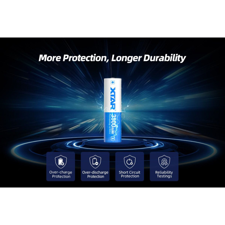 Nabíjateľná batéria LI-ION 18650 3500 mAh, 1 ks