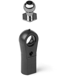 MAXI kloubek M3 s kulovým kloubem 6,0mm, šestihranou základnou a vrtáním 3,0mm, 10 ks.