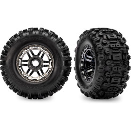 Traxxas kolo 2.8\", pneu Maxx All-Terrain, disk černý chrom (2)