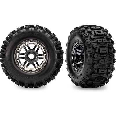 Traxxas kolo 2.8\", pneu Maxx All-Terrain, disk černý chrom (2)