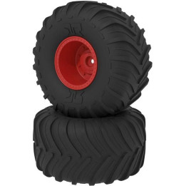 Arrma kolo dBoots Chevron MT, disk červený (2)