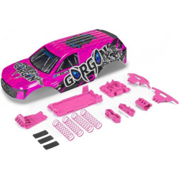 Arrma Gorgon Painted Decaled Trimmed Body Set Pink/Black