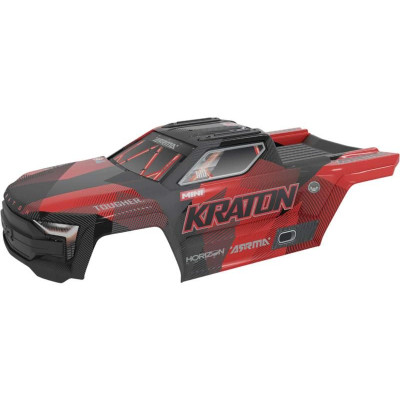 Arrma karosérie černá/červená: Mini Kraton