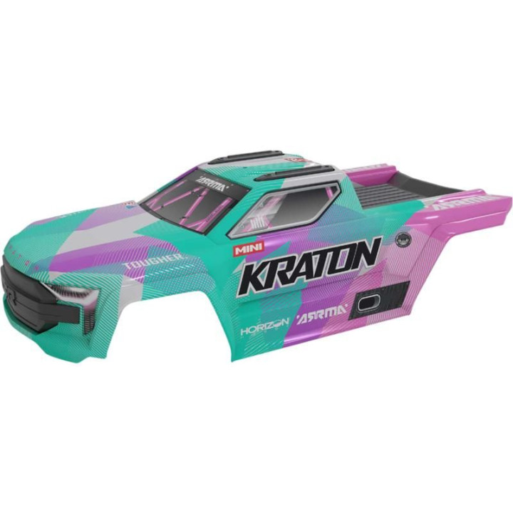 Arrma karosérie tyrkysová/růžová: Mini Kraton