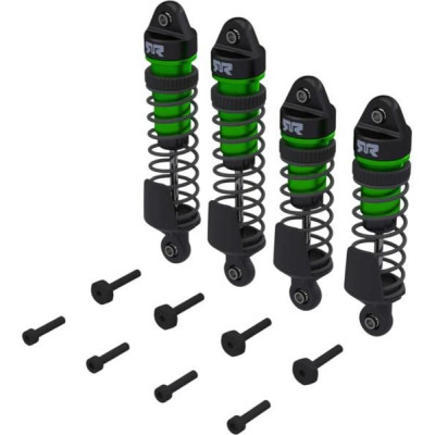 Arrma tlumič kompletní přední/zadní zelený (4): Mini Kraton