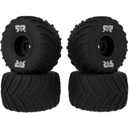 Arrma kolo s pneu dBoots Chevron MT, disk černý (4): GROM