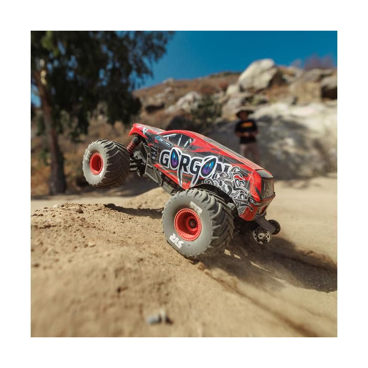 Arrma Gorgon Grom 1:16 4WD Smart RTR červená