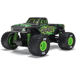 RC model auta Arrma Quake Grom v měřítku 1:16, s náhonem 4WD, funkcemi Smart a rychlostí až 30 km/h. Precizně zkonstruovaný malý zábavný model oblíbeného typu monster truck pick-up. Stylová karoserie, kompletně připraven k jízdě, včetně baterie a...