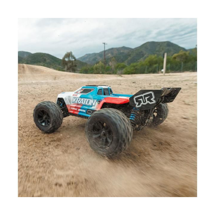 Arrma Mini Kraton 3S DSC BLX 1:16 4WD RTR červená/modrá