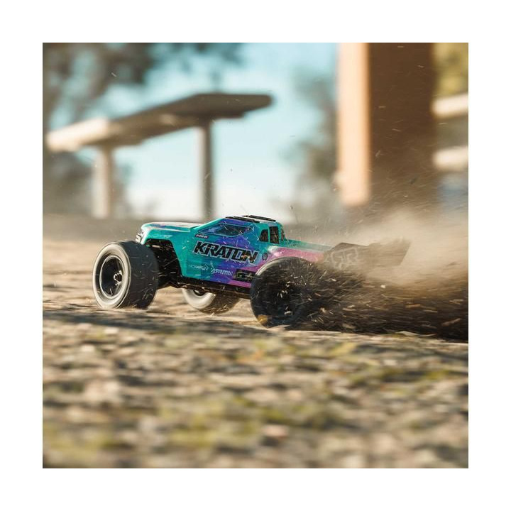 Arrma Mini Kraton 3S DSC BLX 1:16 4WD RTR červená/modrá