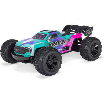 Arrma Mini Kraton 3S DSC BLX 1:16 4WD RTR tyrkysová/růžová