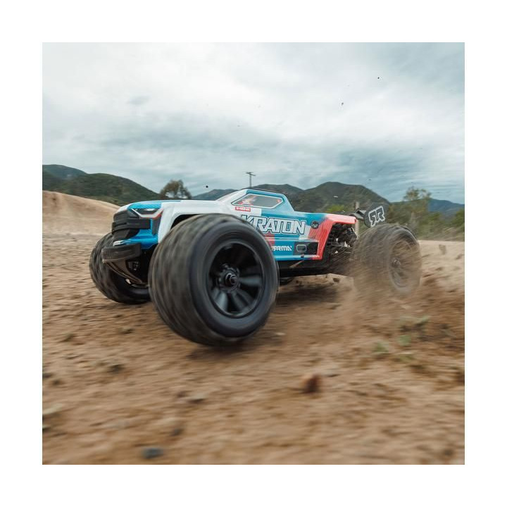 Arrma Mini Kraton 3S DSC BLX 1:16 4WD RTR tyrkysová/růžová