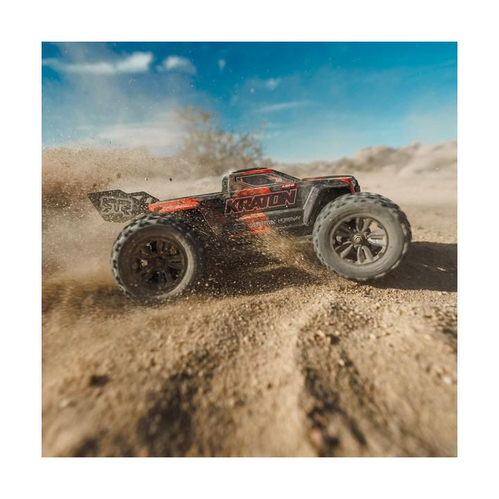 Arrma Mini Kraton 3S DSC BLX 1:16 4WD RTR Basic černá/červená